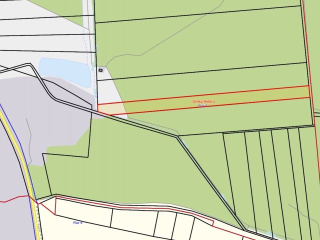 Lageskizze - Über 1,2 Hektar vertragsfreier Waldstreifen im östlichen Randbereich des Harzes