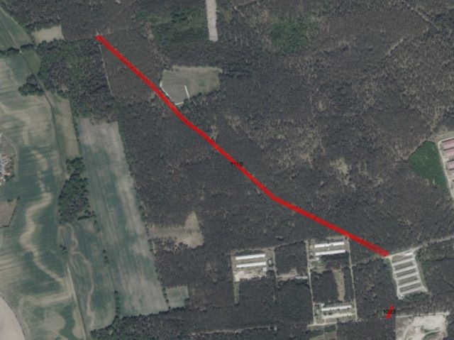 Verkaufsgegenstand - Verkehrs- und Waldfläche südwestlich von Cottbus