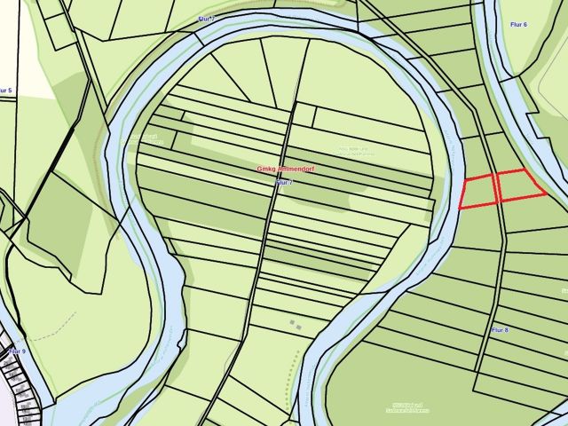 Lageskizze - Vertragsfreie Waldfläche etwa 5 km südwestlich von Halle (Saale)