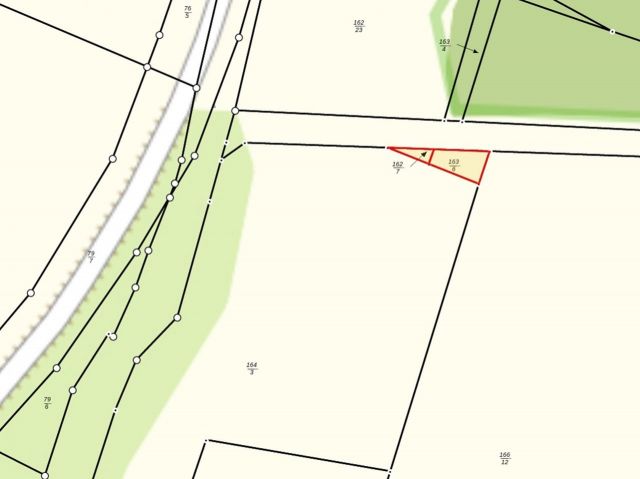 Lageskizze - Flur 7, FS 162-7+163-6 - Vertragsfreier Wald & landwirtschaftliche Kleinstfläche etwa 5 km südwestlich von Halle (Saale)