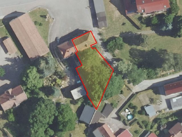 Lageskizze - Teil einer ehemaligen Wassermühle in zentraler Lage am Kirchplatz mit Garagenzeile