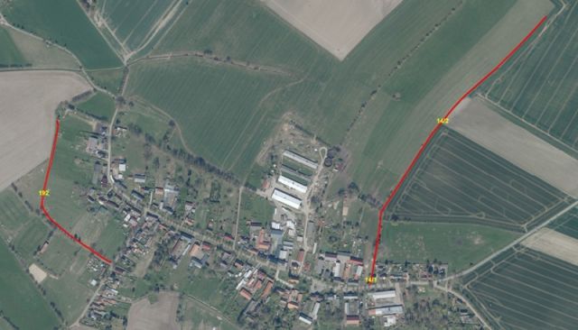 Lageskizze - Zwei schmale, teilweise vertragslos genutzte Grundstücksstreifen in der Pringnitz