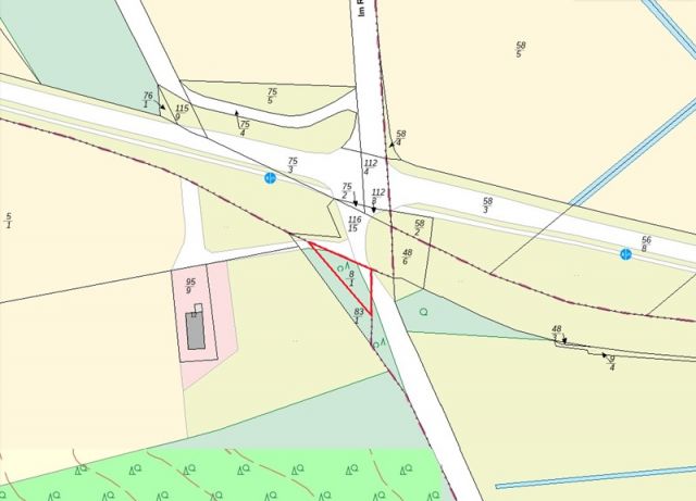 Lageskizze - Vertragsfreie Gehölzfläche ca. 18 km nördlich von Osnabrück