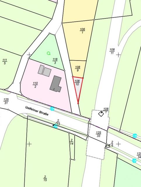 Lageskizze - Kleine Grünlandfläche ca. 18 km nördlich von Osnabrück