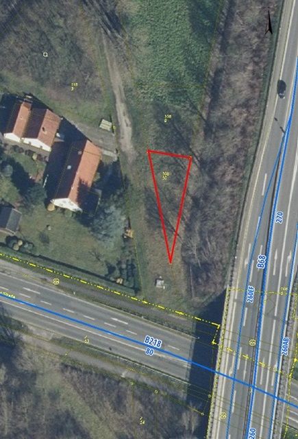 Lageskizze - Kleine Grünlandfläche ca. 18 km nördlich von Osnabrück