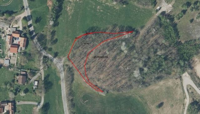 Lageskizze - Waldfläche südöstlich von Gera