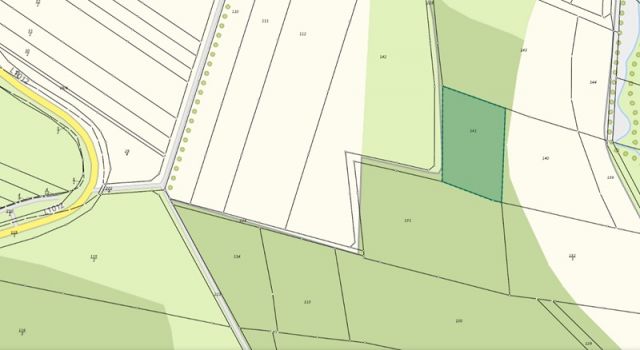 Lageskizze - Waldfläche im südlichen Harzvorland