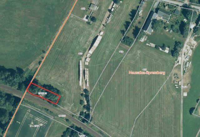 Lageskizze - Ehemaliges Bahnwärterhaus im Oberlausitzer Bergland und direkt an der Tschechischen Landesgrenze