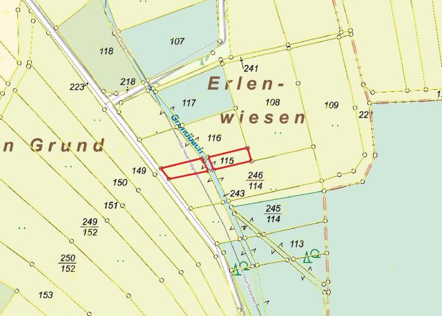 Lageskizze - Grünlandfläche vermutlich teilweise mit Gehölzbewuchs in Wetzlar