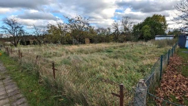 Blick auf Verkaufsfläche und Umgebung Richtung Südosten - Vertragsfreier Eigentumsgarten mit einem Aufstellrecht für ein Gartenhaus in einer Kleingartenanlage in Jerichow