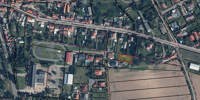 Umgebungsskizze - Vermietetes Gartengrundstück hinter Wohnbebauung im Harz