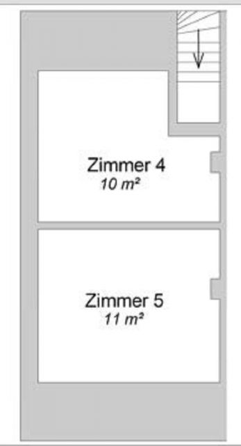 Grundriss DG - Leerstehende Doppelhaushälfte mit Garage innerhalb einer Wohnsiedlung ca. 1 km nördlich des Marktplatzes von Teuchern