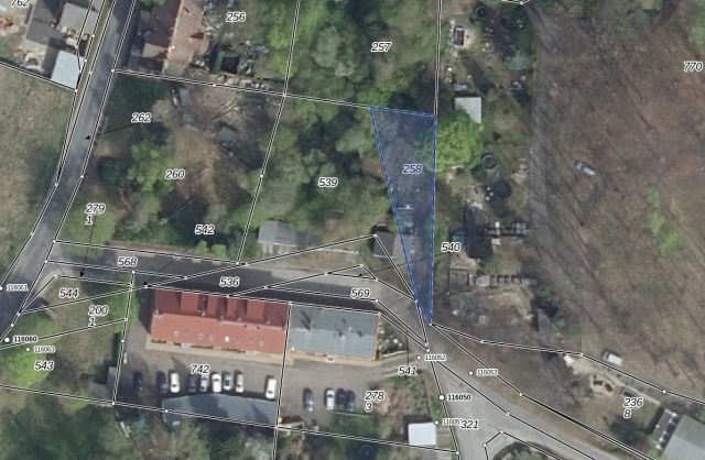 Lageskizze - Großes Garagengrundstück im Innenbereich von Döbern ** im FNP als Wohnbaufläche ausgewiesen