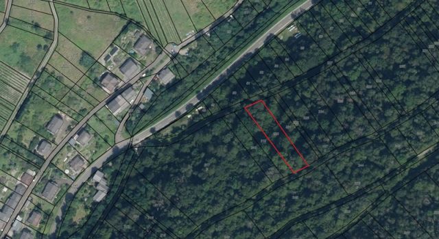 Umgebungsskizze - Waldfläche oberhalb von Wohnbebauung im Oberen Mittelrheintal