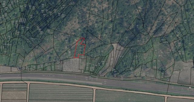 Umgebungsskizze - Brachliegender, ehemaliger Weinberg in der Weinbaulage ´Pommerner Rosenberg´ oberhalb der Mosel