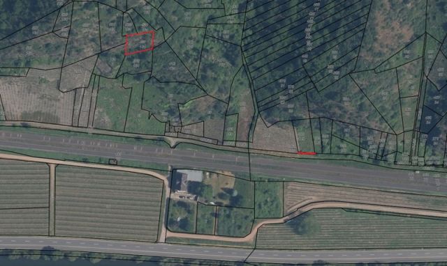 Umgebungsskizze - Zwei Flächen in der Weinbaulage  ́Pommerner Rosenberg´, teilweise ehemalige Weinbergsterrassen