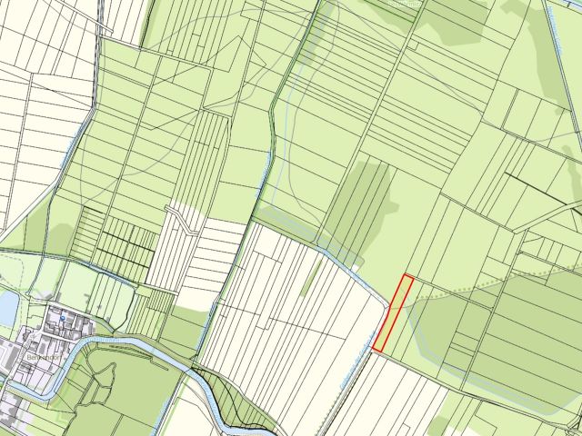 Lageskizze mit Umgebung  - Vertragsfreie Wiesenfläche etwa 12 km von Halle/ Saale entfernt