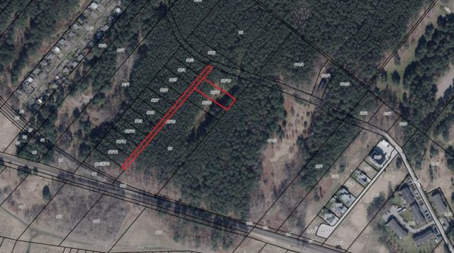 Lageskizze - Flurstück 97/17 und Wegeflurstück - Waldfläche auf der Insel Usedom **nahe Ostseestrand von Zinnowitz**