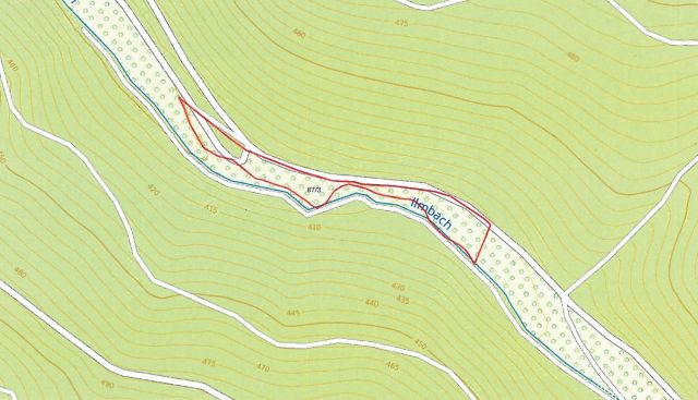 Lageskizze Flurstück 87/3 - 3 vertragsfreie Flächen im Naturpark Thüringer Schiefergebirge-Obere Saale