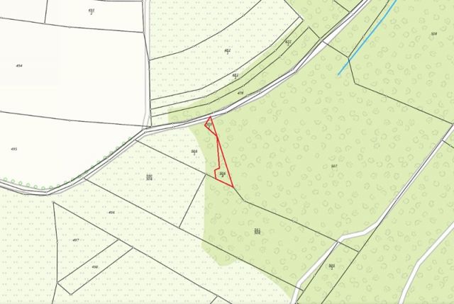 Lageskizze Flurstücke 506/3 und 506/4 - 3 vertragsfreie Flächen im Naturpark Thüringer Schiefergebirge-Obere Saale