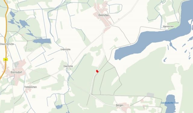 Umgebungsskizze - Waldfläche im Landkreis Dahme-Spreewald