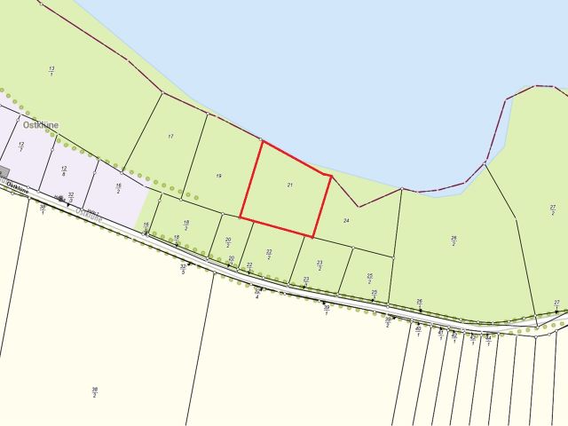 Lageskizze - Vertragsfreies Grundstück auf der Insel Usedom direkt am Usedomer See *zwischen Peenestrom & Stettiner Haff*