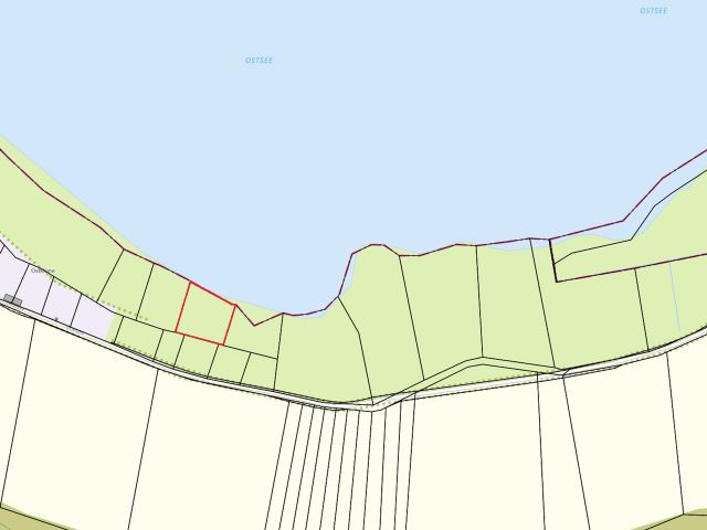 Lageskizze mit Umgebung - Vertragsfreies Grundstück auf der Insel Usedom direkt am Usedomer See *zwischen Peenestrom & Stettiner Haff*