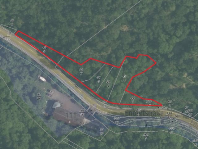 Lageskizze - Vertragsfreie Waldfläche an der Endertstraße