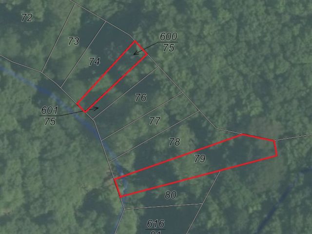 Lageskizze - Bewaldete Fläche am Kaderbach **vertragsfrei**