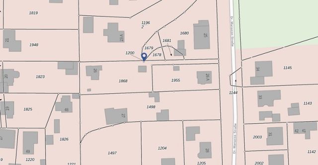 Lageskizze Flurstück 1200 - Waldstreifen mit über 8.700 m² und kleine Splitterfläche im Speckgürtel von Berlin