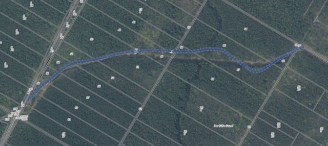 Lageskizze Flurstück 16/2 - Waldstreifen mit über 8.700 m² und kleine Splitterfläche im Speckgürtel von Berlin