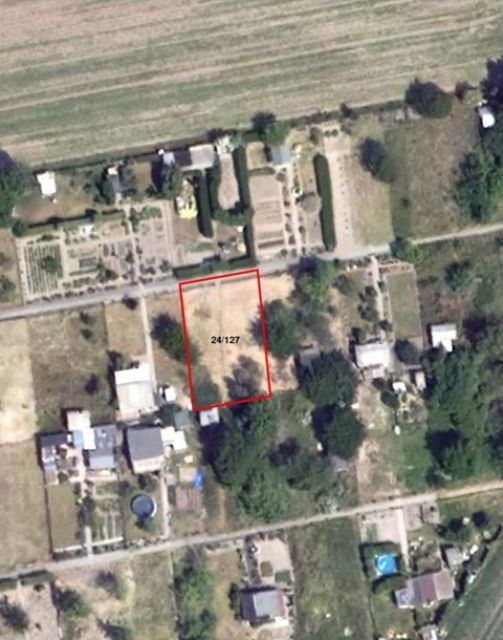 Lageskizze - Vertragsfreier Eigentumsgarten mit einem Aufstellrecht für ein Gartenhaus in einer Kleingartenanlage in Jerichow