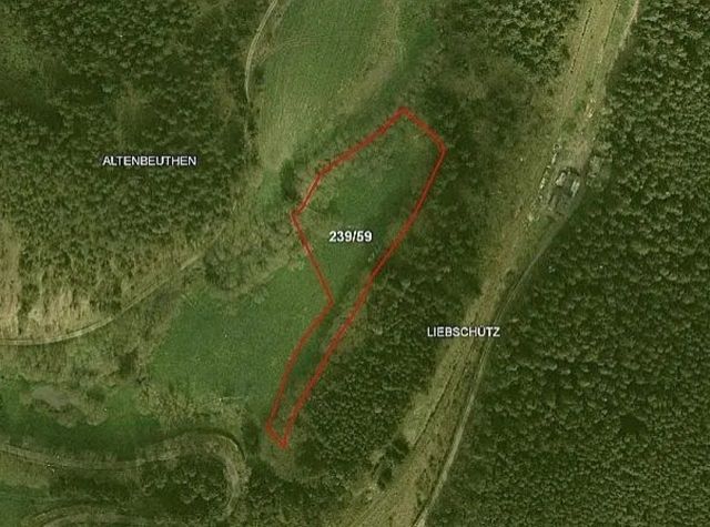 Lageskizze - Wiesen- und Auwaldfläche in Thüringen