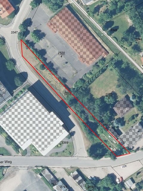 Lageskizze - Verwildertes Gartengrundstück mit alter Gartenlaube im Innenbereich zwischen Altenburg, Chemnitz, Zwickau und Gera