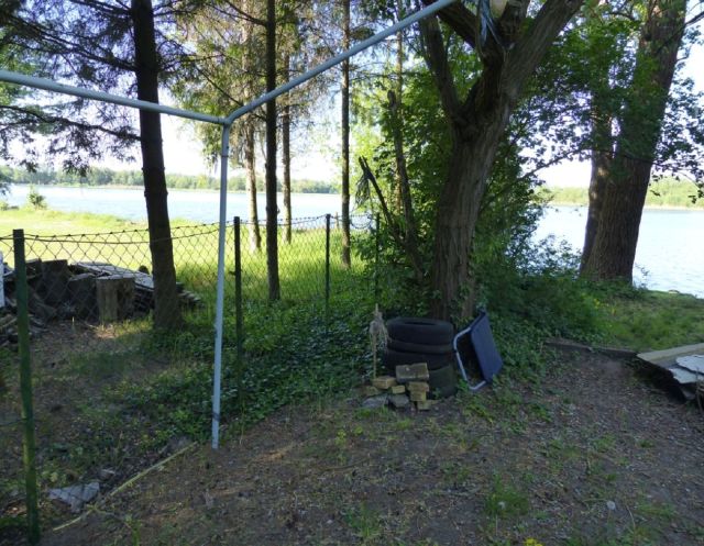 Blick auf den Verkaufsgegenstand - Vertragslos genutzte, naturbelassene Grünfläche an der Havel