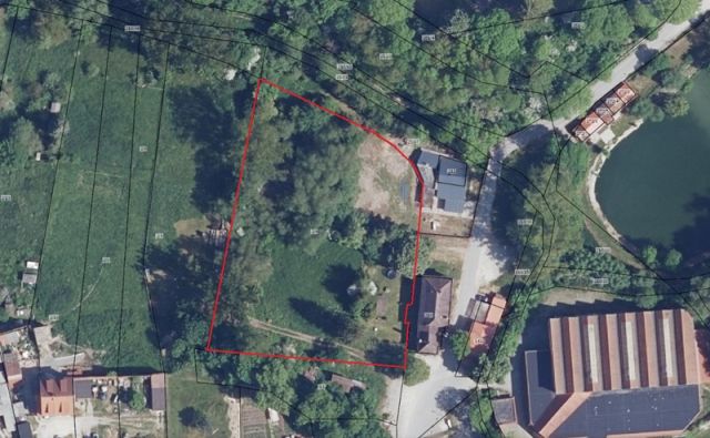 Lageskizze - Große Freifläche hinter Wohngrundstücken ca. 30 km von Erfurt entfernt - teilweise genutzt