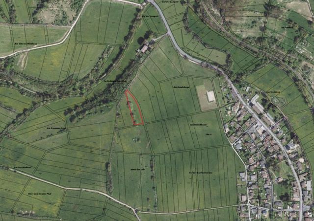 Umgebungsskizze - Bis 30.09.2027 verpachtete Landwirtschaftsfläche in der Rhön