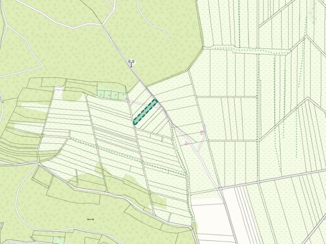 Lageskizze mit Umgebung - Verpachtete Landwirtschaftsfläche nahe der Wanderhütte Rhön-Brise