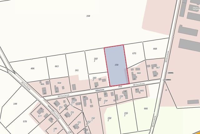 Lageskizze - Unbebautes Grundstück zwischen Wohnhäusern in der Uckermark