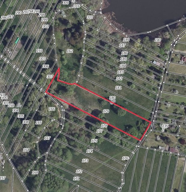 Lageskizze - Als Weideland verpachtete Grünfläche partiell mit Gehölzbewuchs östlich von Berlin