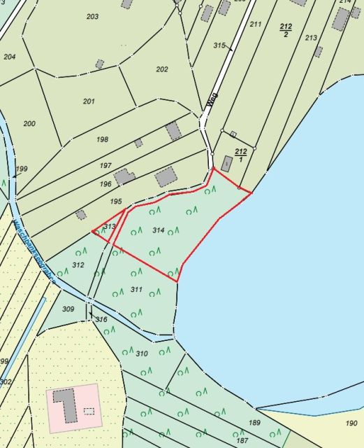 Lageskizze - Teilweise bestocktes Grünland am ´Waschbanksee´ in Müncheberg östlich von Berlin