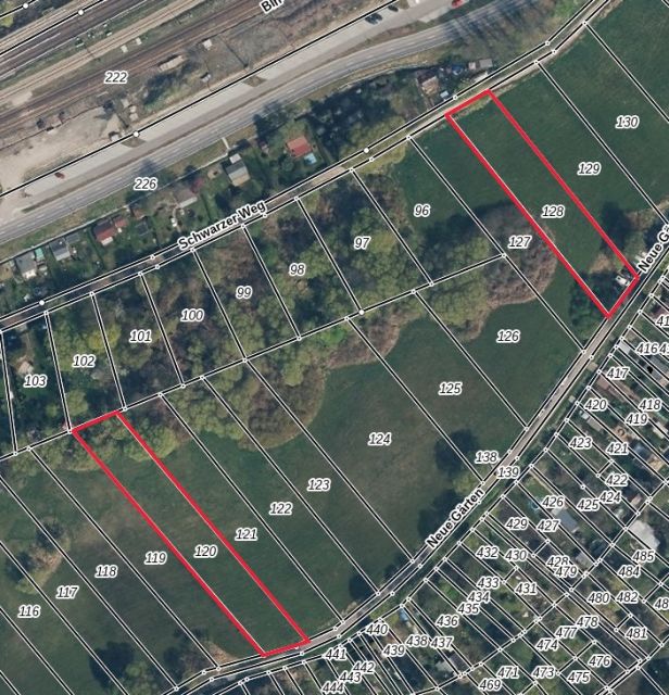 Lageskizze - Zwei Landwirtschaftsflächen im nördlichen Berliner Speckgürtel