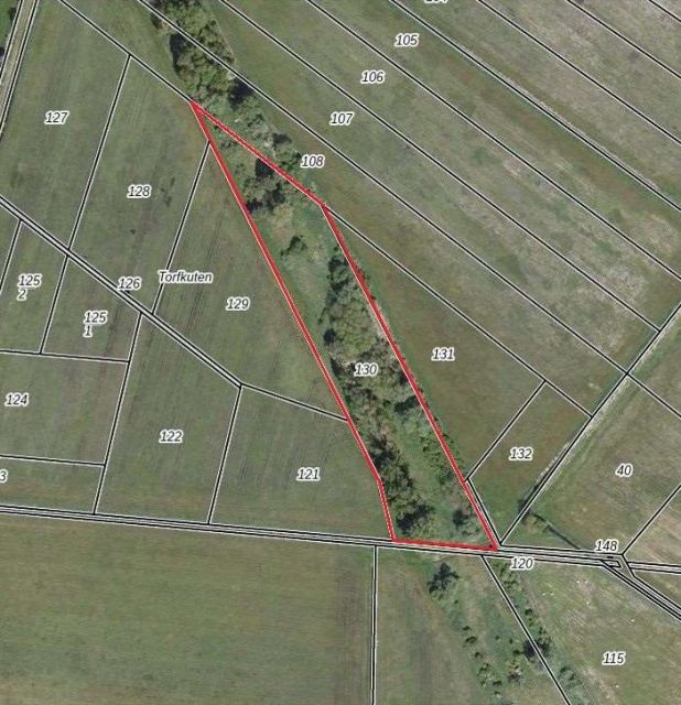 Lageskizze - Vertragsfreies mit Wildwuchs bewachsenes Grundstück mit über 1,4 ha südlich von Berlin