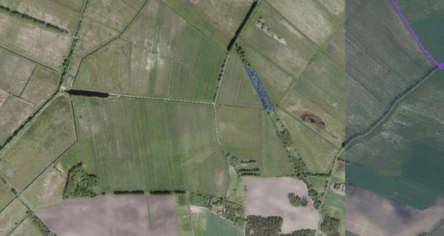 Umgebungsskizze - Vertragsfreies mit Wildwuchs bewachsenes Grundstück mit über 1,4 ha südlich von Berlin