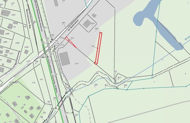 Lageskizze - Zwei Freiflächen mit vertragsloser Nutzung im nördlichen Berliner Speckgürtel