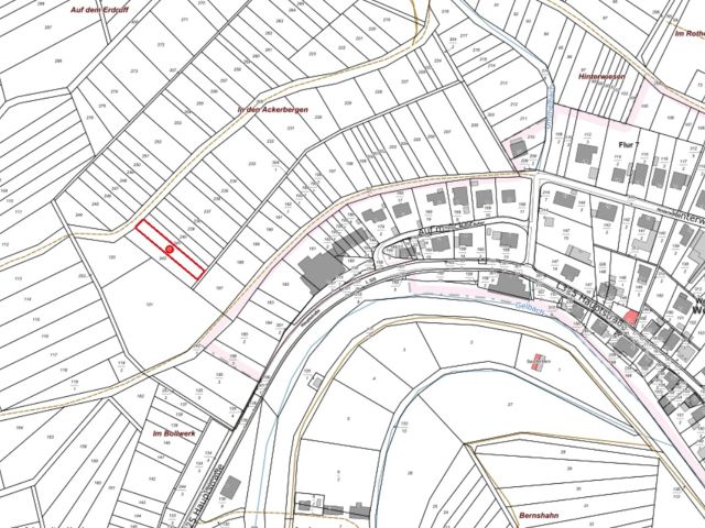 Lageskizze mit Umgebung - Vertragsfreies Grundstück für den Weinanbau in unmittelbarer Nachbarschaft eines Landhotels