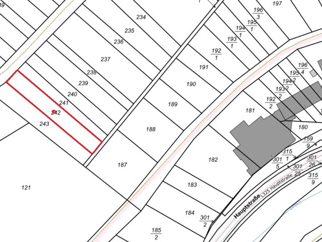 Lageskizze - Vertragsfreies Grundstück für den Weinanbau in unmittelbarer Nachbarschaft eines Landhotels