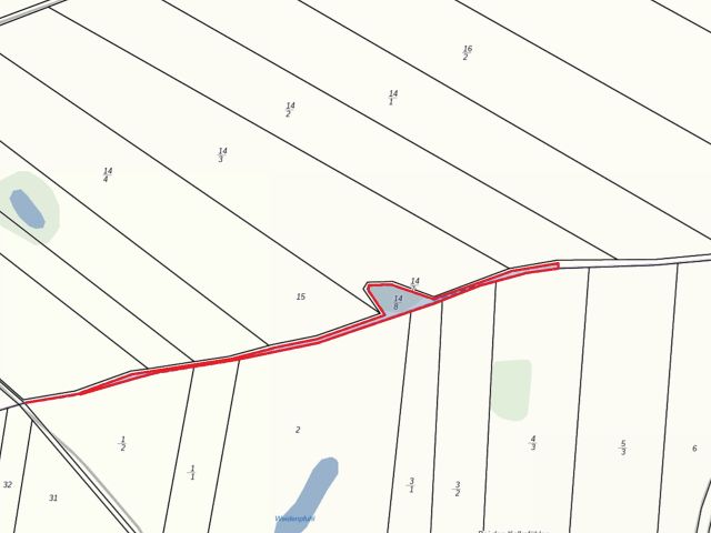 Lageskizze - Vertragsfreier Waldstreifen (sog. Teil eines Agroforstsystems) etwa 36 km vom Berliner Ring entfernt