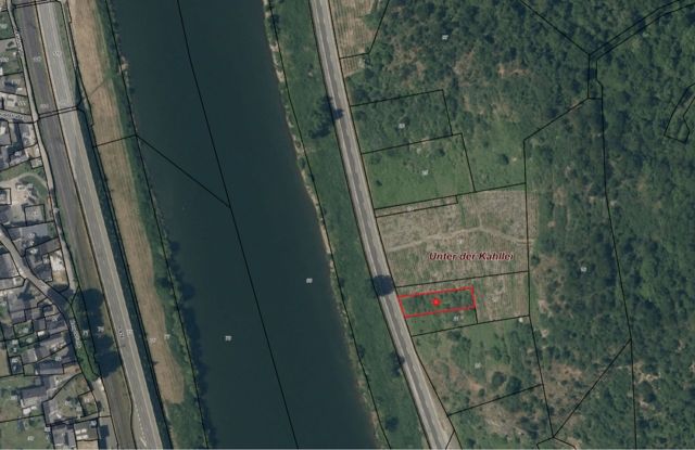 Lageskizze - Brachliegender, ehemaliger Weinberg in der Weinbaulage ´Niederfeller Kahlley´ neben Weinbergen oberhalb der Mosel