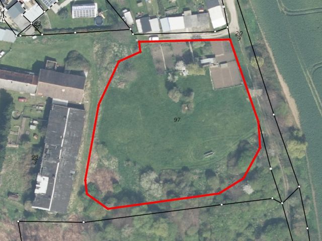 Lageskizze - Grundstück mit Kleingärten **Jahrespacht ca. 128 EUR**